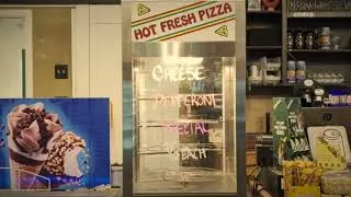 Thumbnail: (April Fool's) waiting for pizza slices - a dark techno/ebm/industrial mix