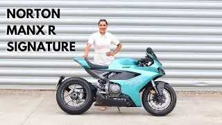 Thumbnail: 🇬🇧🩵 NORTON MANX R SIGNATURE EDITION | FIRST IMPRESSIONS & REVIEW | WOODCOTE & COPSE