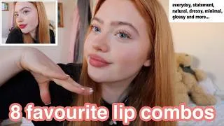 Thumbnail: My 8 favourite lip combos *everyday, statement, natural, dressy, minimal, glossy | Ruby Rose UK