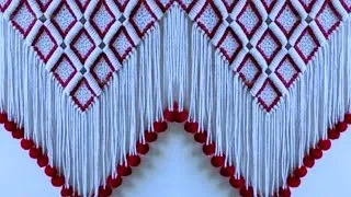 Thumbnail: oww...!🫣 Easy & Beautiful gate ka Design Tutor |#woolentoran Elegant Gate Curtain Designs | Elevate