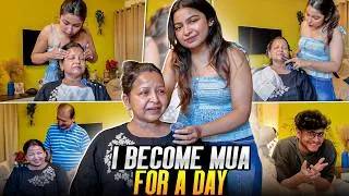 Thumbnail: I became a Makeup Artist for a day ft. My mother *Episode-1*