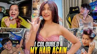 Thumbnail: I coloured my hair again😨 (lost the bet) **vlog & reaction 🫨