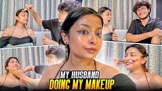 Thumbnail: My Husband did my Make-up *chaos101* 😭🤣