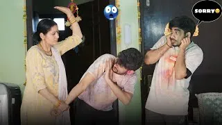 Thumbnail: MOHIT ओर HARSHIT नें पी भाँग 😨|| Holi Prank on maiya 😁 Ghar Me Ho Gaya Bawal || Ruchi Mohit 