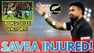 Thumbnail: All Blacks Ratings: Springboks Win 29-24 as Savea Goes Down #allblacks #springboks #rugbynews
