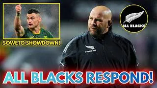Thumbnail: ALL BLACKS READY FOR SOWETO! Huge Springboks Test Awaits After Cape Town Defeat#allblacks #rugbynews