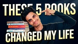 Thumbnail: These 5 Books Changed My Life Forever | Life Changing Books 2026 | Honest Review by Rudra Gaur 