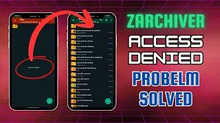 Thumbnail: Fix the 'Access is Denied' Problem in Zarchiver #zarchiver 
