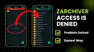 Thumbnail: How to Fix the 'Access is Denied' Problem in Zarchiver #zarchiver