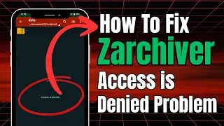 Thumbnail: How to Fix the 'Access is Denied' Problem in Zarchiver #zarchiver #accessdenied 