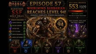 Thumbnail: Ep 57: Whirlwind Barb Mapping and Dings 94 - Project Diablo 2 S13 (PD2) - Holy Grail SSF HC