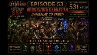 Thumbnail: Ep 53: Spin Barb Showcase and Account Review - Project Diablo 2 S13 (PD2) - Holy Grail SSF HC