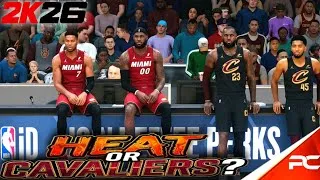 Thumbnail: Lebron James on HEAT or CAVALIERS | Who's dou is better? | NBA 2K26 PC MOD