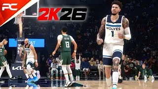 Thumbnail: Lamelo Ball TRADED in TIMBERWOLVES | Realistic Highlights GRAPHICS | NBA 2K26 PC MOD