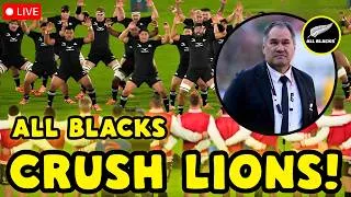 Thumbnail: All Blacks Fight Back to Beat Lions 41-35 | Blackadder & Narawa Impress Dave Rennie#allblacks