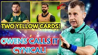 Thumbnail: Nigel Owens Says Springboks Deserved TWO Yellow Cards in All Blacks Clash!#springboks #rugbynews