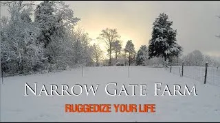 Thumbnail: Farm Tour in the Snow with Asher (Farm dog) - Narrow Gate Farm