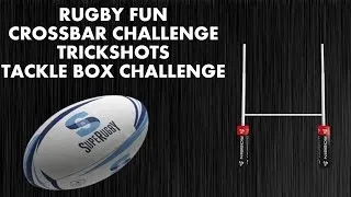 Thumbnail: Rugby Fun - TRICKSHOTS | CROSSBAR CHALLENGE | TACKLE BOX