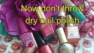Thumbnail: Now! don't throw #dry nail polish # reuse #diy .