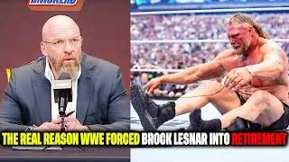 Thumbnail: THE REAL REASON WWE FORCED BROCK LESNAR INTO RETIREMENT