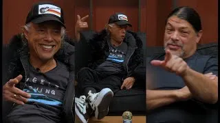 Thumbnail: Yeah! Metallica: Kirk and Rob share what doodles they’re preparing for the M72 tour