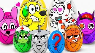Thumbnail: Paper DIY 💜 Unboxing surprise Tyler and Snowi eggs Blind Box | How to make blind bag 💜 Rumi DIY