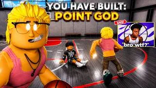 Thumbnail: I Dropped Off FAMOUS Streamers With The BEST Build In Practical Basketball