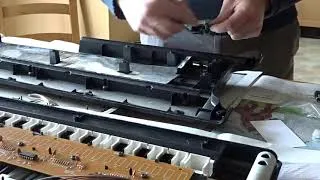 Thumbnail: Korg X50 dismantle repair/replace enter key button