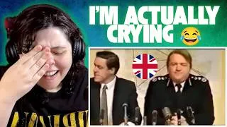 Thumbnail: American Reacts: British Police Sketches Are Absolutely UNHINGED! 😂🚔 | UK Comedy