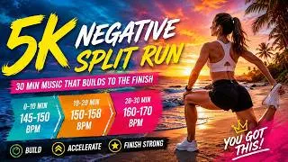 Thumbnail: 5K Negative Split Run | 30-Min Running Music to Build Speed