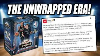 Thumbnail: THE UNWRAPPED ERA BEGANS... | 2025-26 Topps Chrome Update NBA Megabox Review