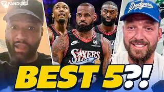 Thumbnail: LeBron Signs with Sixers!!! BEST Starting 5 in NBA?!?