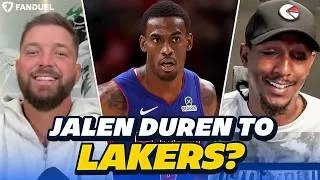 Thumbnail: Jalen Duren to the LAKERS?! & more sign-and-trade possibilities!