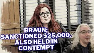 Thumbnail: Attorney Jeanette M. Braun Sanctioned $25,000, And Also Held In Contempt
