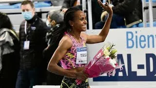 Thumbnail: Gudaf Tsegay dominates 800m at Meeting de l'Eure 2021