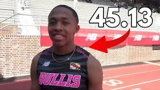 Thumbnail: 16-Year-Old Quincy Wilson Runs 45.13 To Win New Balance Nationals Outdoor 400m Title #quincywilson