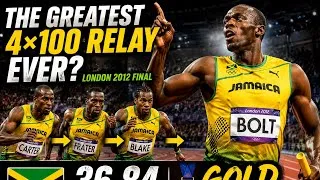 Thumbnail: The Greatest 4×100m Relay Ever? 🇯🇲 Jamaica’s INSANE 36.84 World Record | London 2012