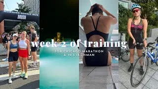 Thumbnail: TRAINING FOR CHICAGO MARATHON & A 70.3 IRONMAN // WEEK TWO OF TRAINING!