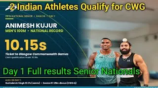 Thumbnail: Results Day 1 Senior nationals athletics Ranchi| Jharkhand|Athletics Federation of India 