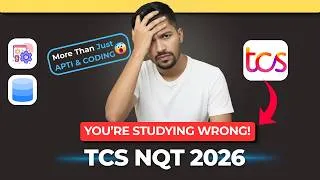 Thumbnail: TCS NQT 2026 Most Important Topics | 80% Questions From These