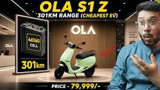 Thumbnail: Ola Electric Launches New "S1Z Scooter" (5.1 KWH) "46160 Battery" ! GOOD? BAD? ! Electric Scooter