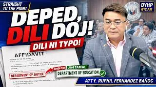 Thumbnail: DEPED, DILI DOJ! SAYOP SA NBI AFFIDAVIT GIPUNTIRYA SA SENATE