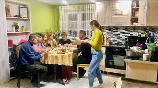 Thumbnail: One day of friendly life of a young family in a highland village in winter