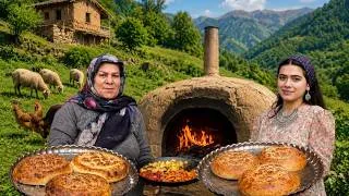 Thumbnail: Village Life in Iran | Traditional Turkish Pide Bread & Wood-Fired Chicken Recipe