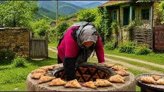 Thumbnail: Grandma's Crispy Uzbek Samsa Recipe | Traditional Family Cooking