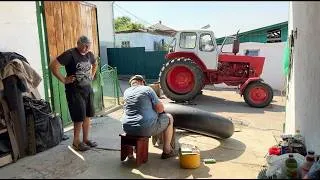 Thumbnail: simple village life in the carpathians | preserving tomatoes and repairing an old tractor