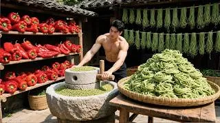 Thumbnail: Transforming Mung Beans into Cold Noodles: Smooth, Refreshing, and Bursting with Summer Flavor