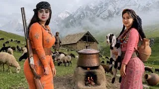 Thumbnail: Nomadic Life in IRAN | How Nomadic Girls Harvest Rice in the Forgotten Mountains