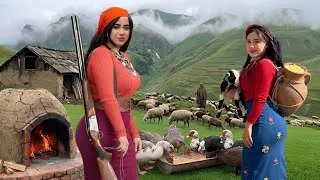 Thumbnail: Nomadic Life in IRAN | Making Traditional Fresh Butter in the Forgotten Mountains