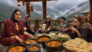 Thumbnail: Rural Life in The Northern Iran | Stone Pot Lamb Stew, Dill Bread & Wild Plums Ice Treat 🌿🍞🍲